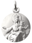 Médaille Vierge et l'enfant aux Scapulaires