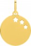 Médaille Trois Etoiles (Or Jaune 9K)
