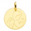 Médaille ange à l'étoile (Or Jaune 9K)