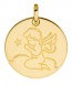 Médaille ange agenouillé (Or Jaune)