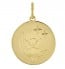 Médaille Ange assis sur la Lune (Or Jaune)