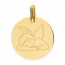 Médaille Ange assoupi (Or Jaune 9K)