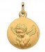 Médaille Ange au baiser (Or Jaune)