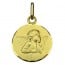 Médaille Ange bords ciselés (Or Jaune)