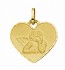 Médaille Ange Cœur (Or Jaune)