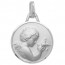 Médaille Ange et Colombe 18mm (Argent)