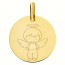 Médaille Ange garçon or jaune