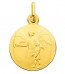 Médaille Ange Gardien et la petite fille (Or Jaune)