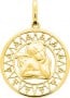 Médaille Ange pensif Soleil 