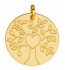 Médaille Le coeur de l'arbre (Or jaune 9K)