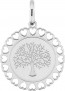 Médaille Arbre de Vie entourage Coeurs
