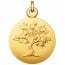 Médaille arbre de vie en or jaune