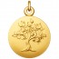 Médaille arbre de vie en Vermeil