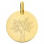 Médaille arbre de vie or jaune 9 carats