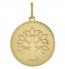 Médaille L'arbre de Vie perlée (Or jaune)