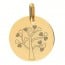 Médaille arbre de vie Petits Coeurs (Or Jaune)