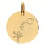 Médaille arbre de vie grandissant (Or Jaune 9K)