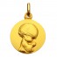 Médaille Augis Ange agenouillé (Or Jaune)