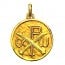 Médaille Monogramme du Christ (Or Jaune)