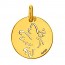 Médaille Colombe ajourée (Or Jaune)