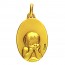 Médaille Chérubin ovale (Or Jaune)