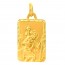 Médaille St Christophe Rectangle (Or Jaune)