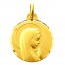 Médaille Augis Vierge aureolée (Or Jaune)