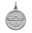 Médaille stylisée Zodiaque Balance BECKER ( argent)