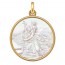 Médaille Saint Christophe (Or & Nacre)