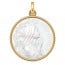 Médaille Vierge jeune - Ora Pro Nobis (Or & Nacre)