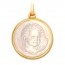 Médaille Ange Espiègle en nacre - medaillle bapteme Becker