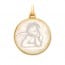 Médaille Ange Raphael en nacre - medaillle bapteme Becker