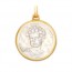 Médaille Bébé Becker en nacre - medaillle bapteme Becker