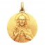 Médaille Christ Sacré Cœur  - medaillle bapteme Becker