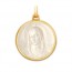 Médaille Maris Stella en nacre - medaillle bapteme Becker