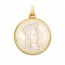 Médaille Notre Dame de Paris en nacre - medaillle bapteme Becker