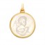 Médaille St Jean en nacre - medaillle bapteme Becker