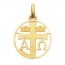 Médaille Symbole Croix  - medaillle bapteme Becker