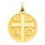 Médaille Symbole Croix  - medaillle bapteme Becker