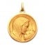 Médaille Vierge à l'Enfant - Le Baiser  - medaillle bapteme Becker