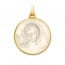 Médaille Vierge Amabilis en nacre - medaillle bapteme Becker