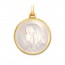 Médaille Vierge au Voile en nacre - medaillle bapteme Becker