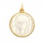 Médaille Vierge Byzantine en nacre - medaillle bapteme Becker