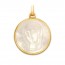 Médaille Vierge Byzantine en nacre - medaillle bapteme Becker