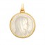 Médaille Vierge de l'Annonciation en nacre - medaillle bapteme Becker