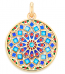 Médaille Rosace de Chartres emaillée (Or Jaune)