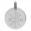Médaille Chrisme (Or Blanc 9k)