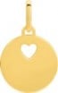 Médaille Pampille Coeur Ajouré (Or Jaune)