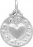 Médaille Coeur martelée