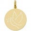 Médaille Colombe ajourée en vol (Or Jaune)